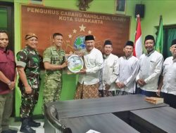 Dandim 0735 Surakarta Silaturahmi Dengan Ketua PCNU Kota Surakarta