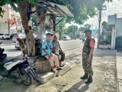 Inilah Selipan Saran dan Masukan Saat Babinsa Tipes Sambangi Juru Parkir