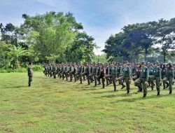 Koramil Gemolong Berikan Pelatihan PBB Kepada Siswa SMK Sakti
