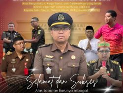 Kejari Kotawaringin Barat Sampaikan Apresiasi dan Ucapan Selamat kepada Budi Murwanto, S.H.