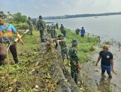 TNI bersama Forkopimda Boyolali Turun Tangan Bersihkan Waduk Cengklik, Wujudkan Kota ASRI dan Wisata Bebas Sampah