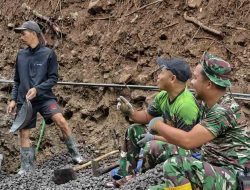Di Balik Kucuran Keringat, Ada Senyum Yang Terpancar Di Lokasi TMMD 127 Kodim Wonogiri