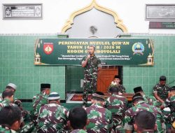 Semarak Nuzulul Qur’an di Makodim Boyolali, Dandim Ajak Jadikan Al-Qur’an Pedoman Hidup